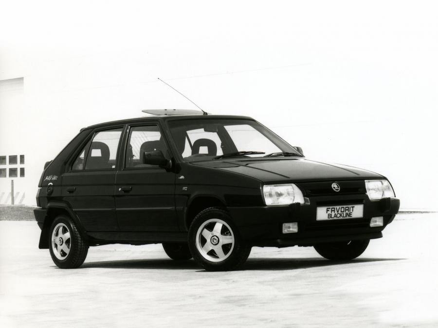 Skoda Favorit Blackline (Type 781) (UK) '1993
